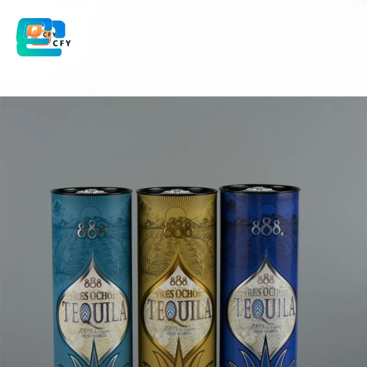alcohol bottle paper tube